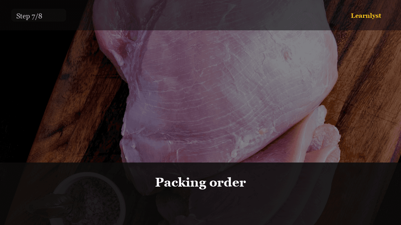 Packing order