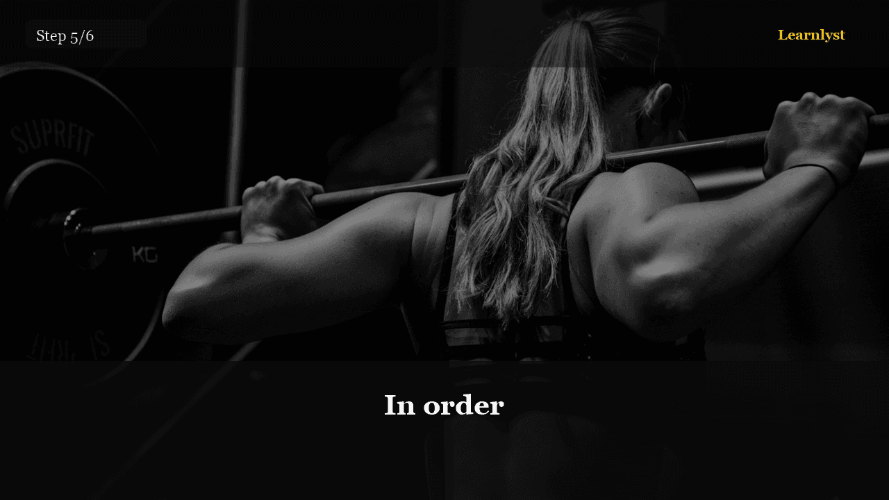 In order