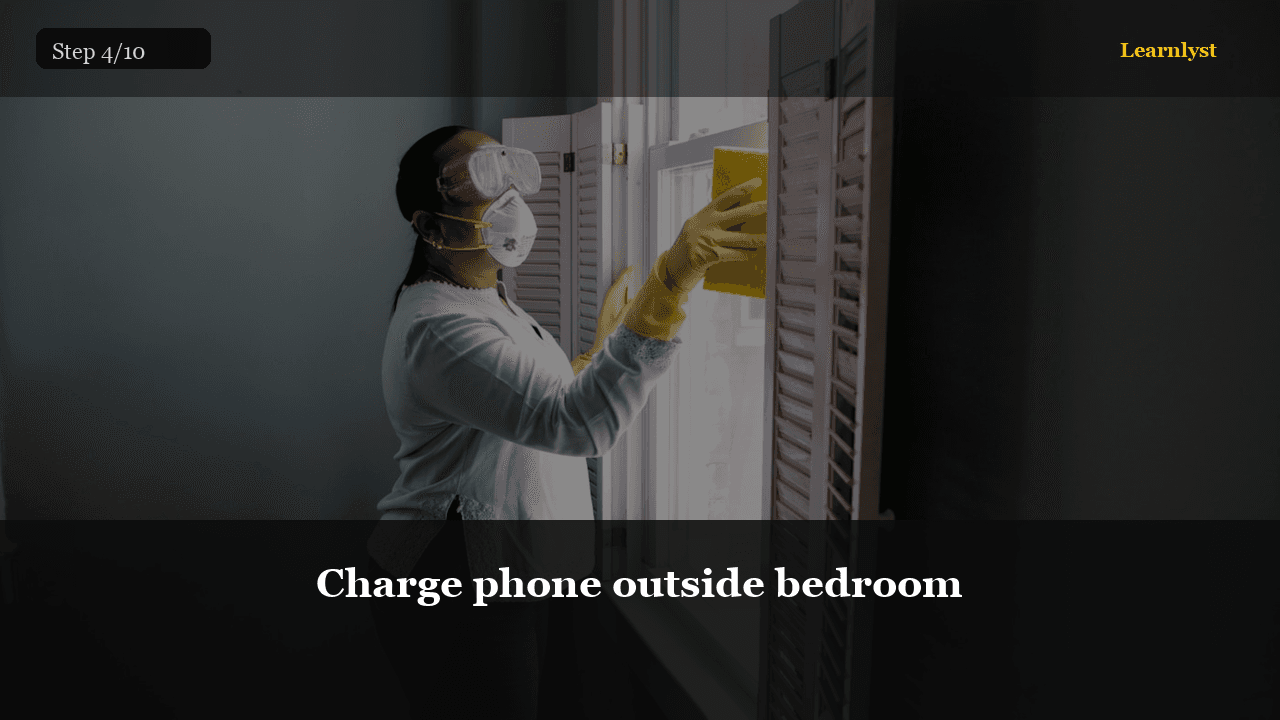 Charge phone outside bedroom — Everyday Life tip photo