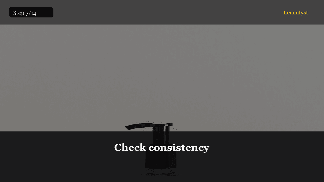 Check consistency