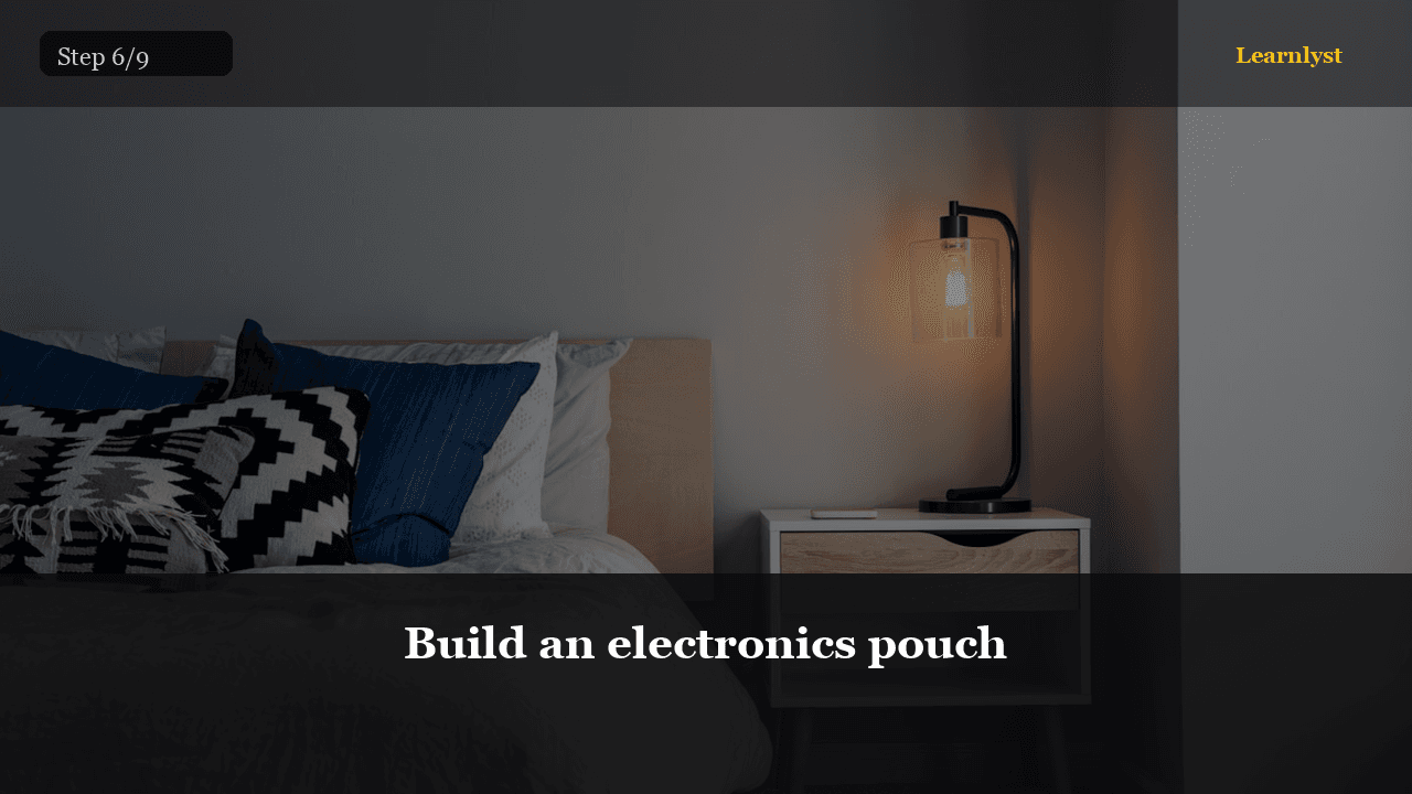 Build an electronics pouch