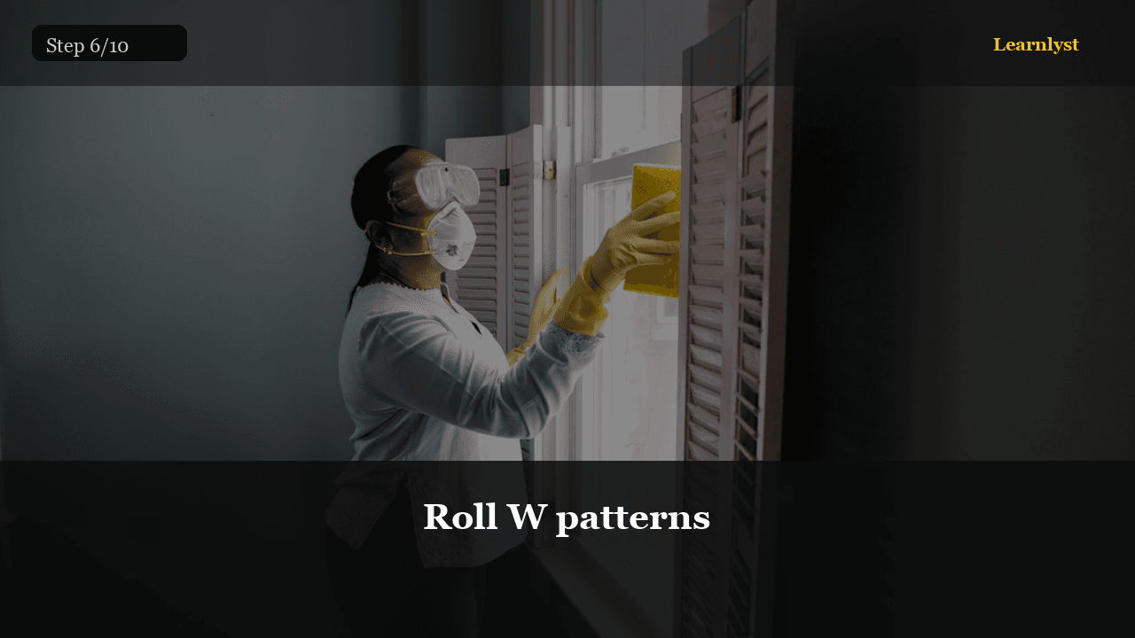 Roll W patterns — Home & DIY tip photo