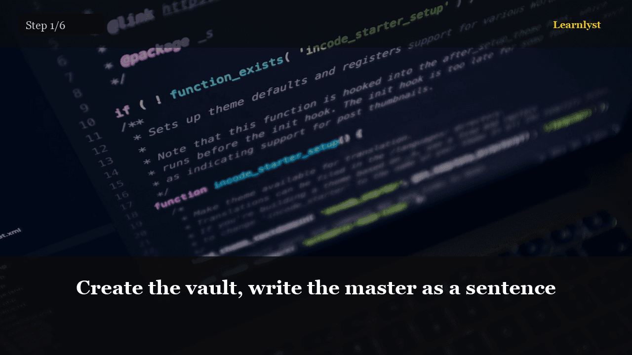 A Password Manager You Will Open