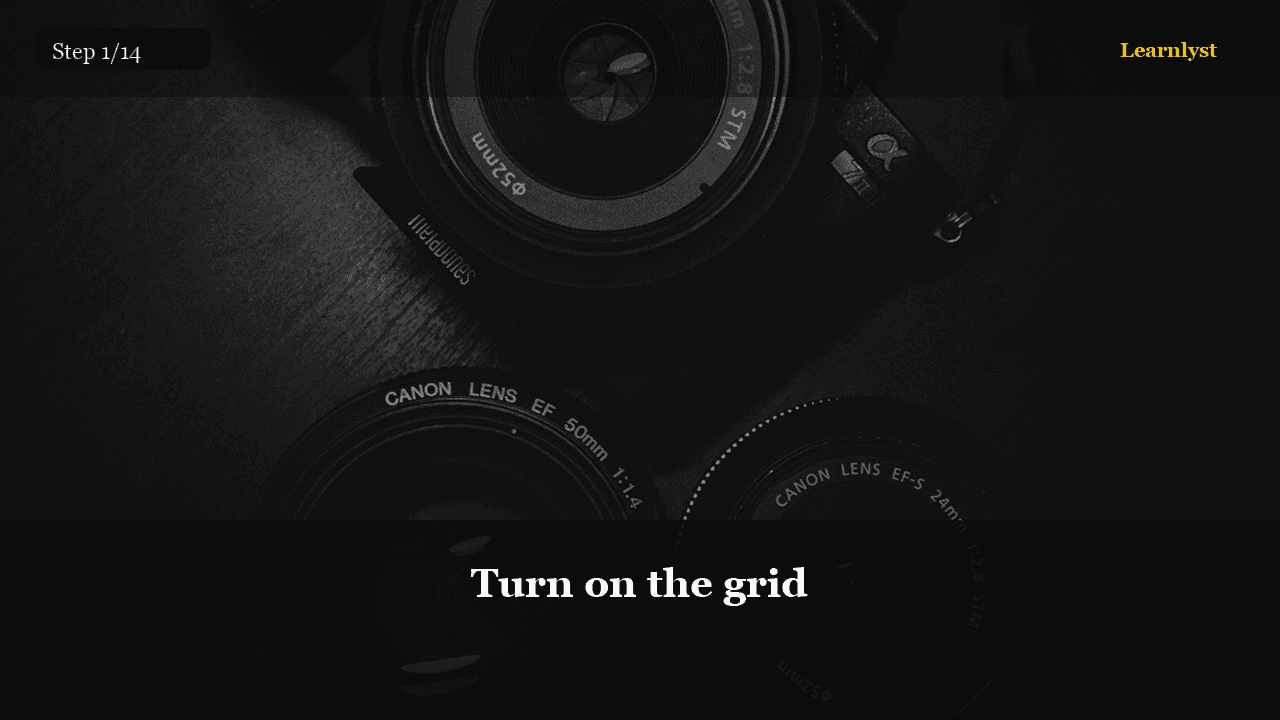 Turn on the grid — Photography tip photo