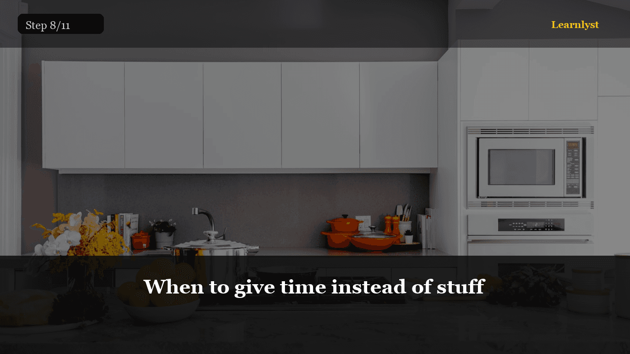 When to give time instead of stuff — Gifts & Giving tip photo