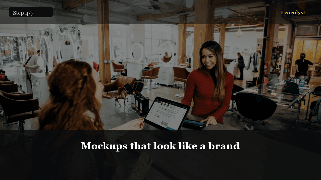 Mockups that look like a brand