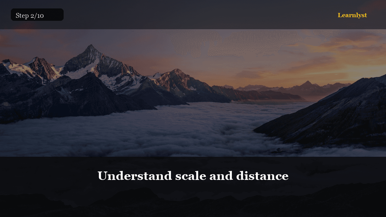 Understand scale and distance — Outdoor Skills tip photo
