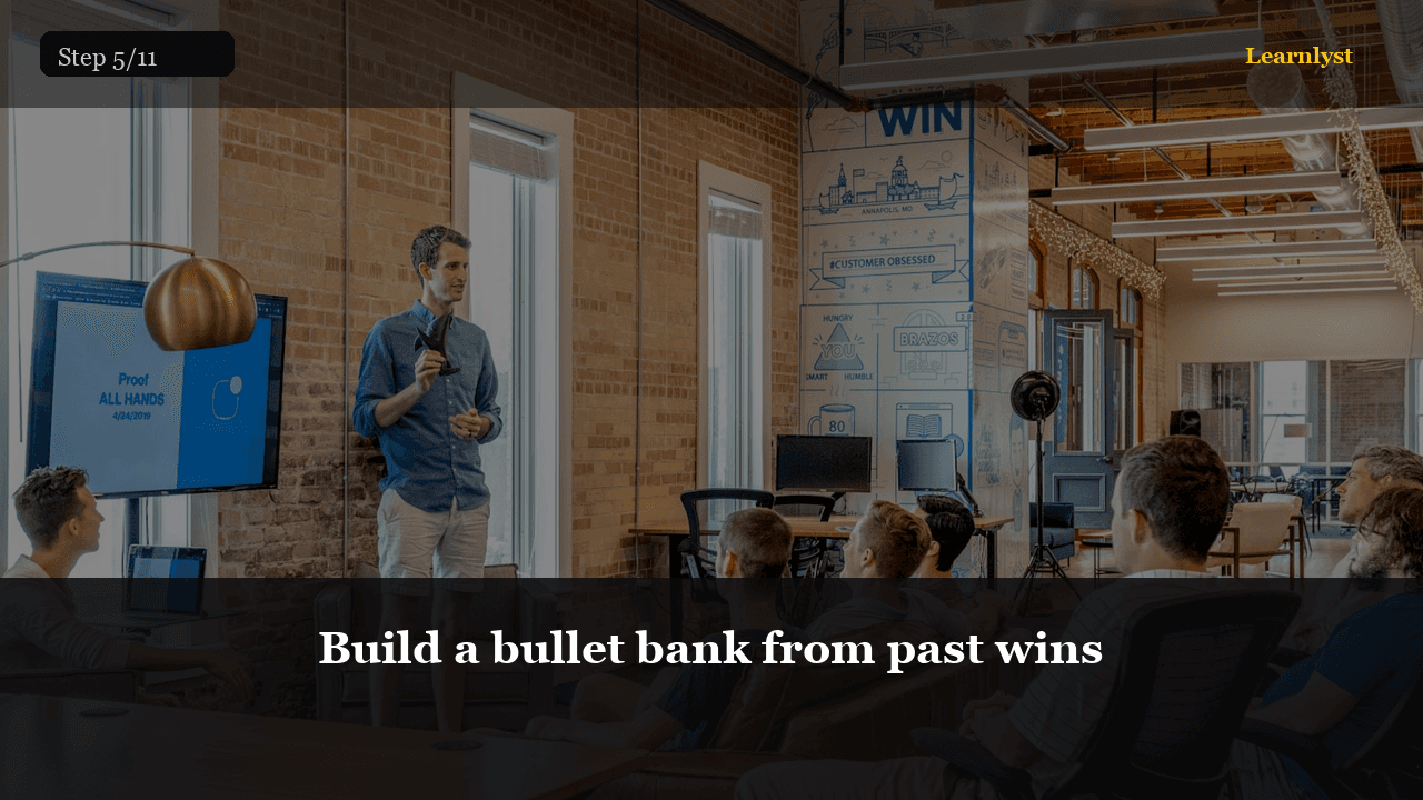 Build a bullet bank from past wins — Career Skills tip photo