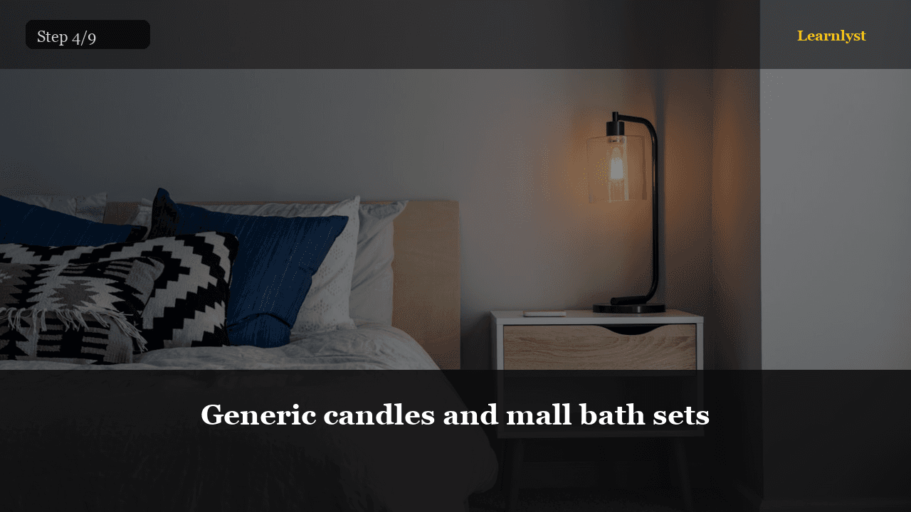 Generic candles and mall bath sets — Gifts & Giving tip photo