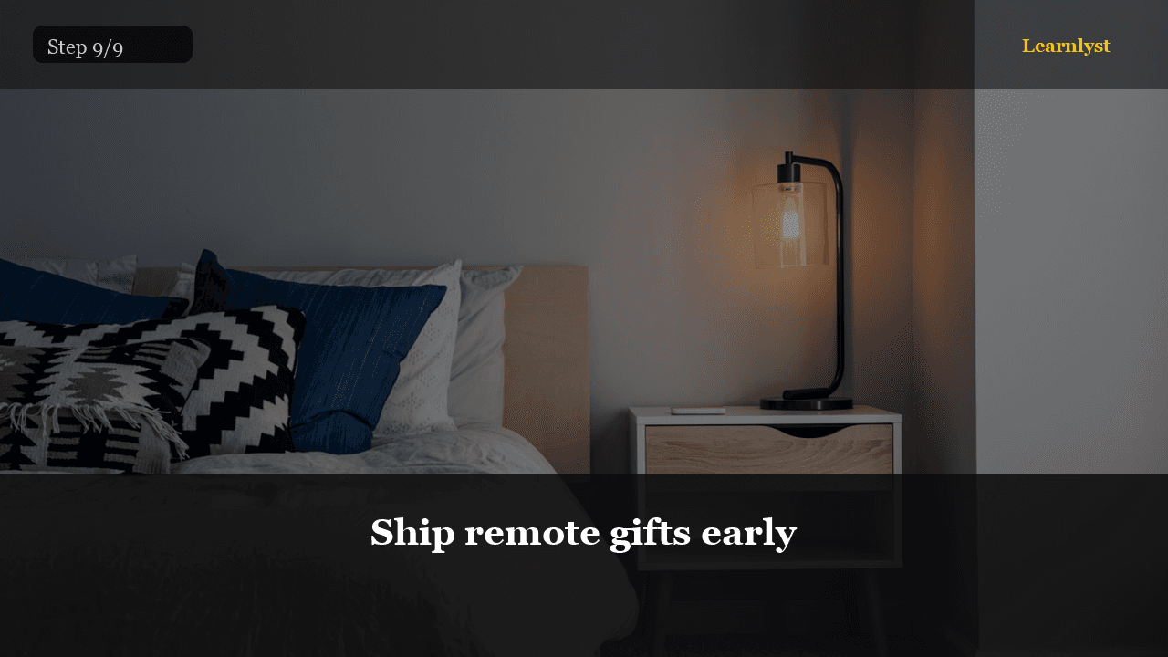Ship remote gifts early — Gifts & Giving tip photo
