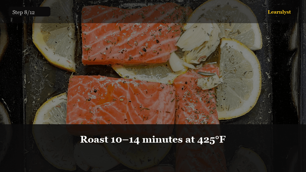 Roast 10–14 minutes at 425°F
