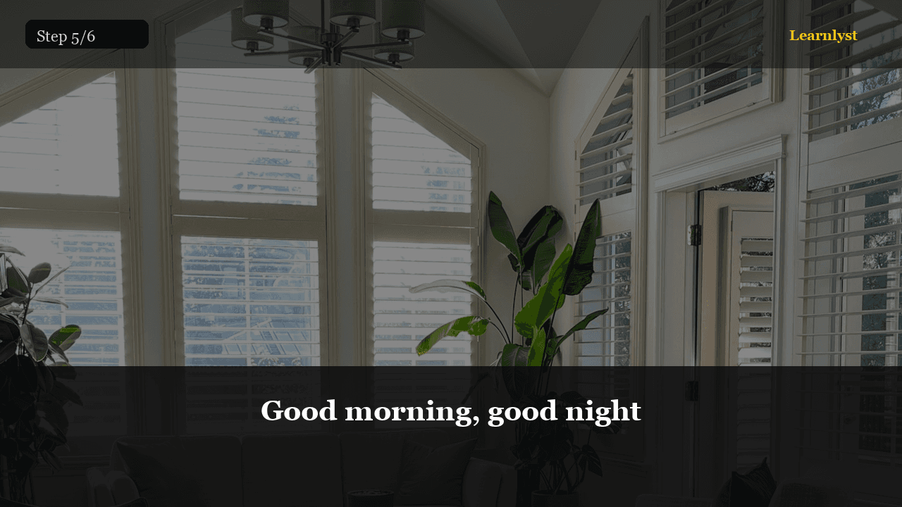 Good morning, good night — step 5 photo from Smart Home Starter Kit