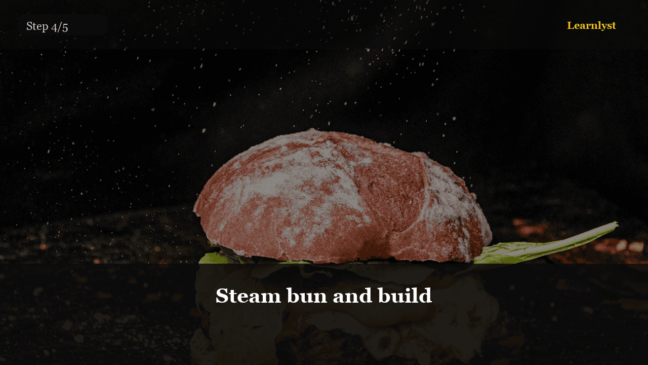 Steam bun and build — step 4 photo from Smash Burger at Home That Beats Takeout