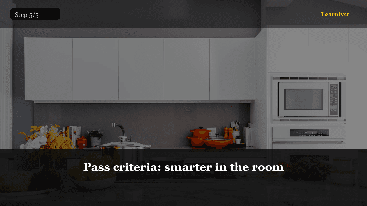 Pass criteria: smarter in the room — step 5 photo from Sound Smart at Dinner Without Pretending