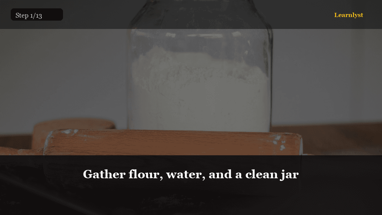 Sourdough Starter From Scratch
