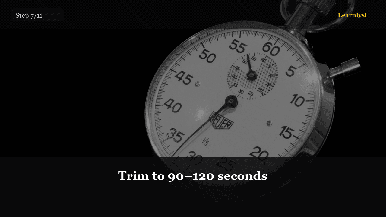 Trim to 90–120 seconds — Career Skills tip photo