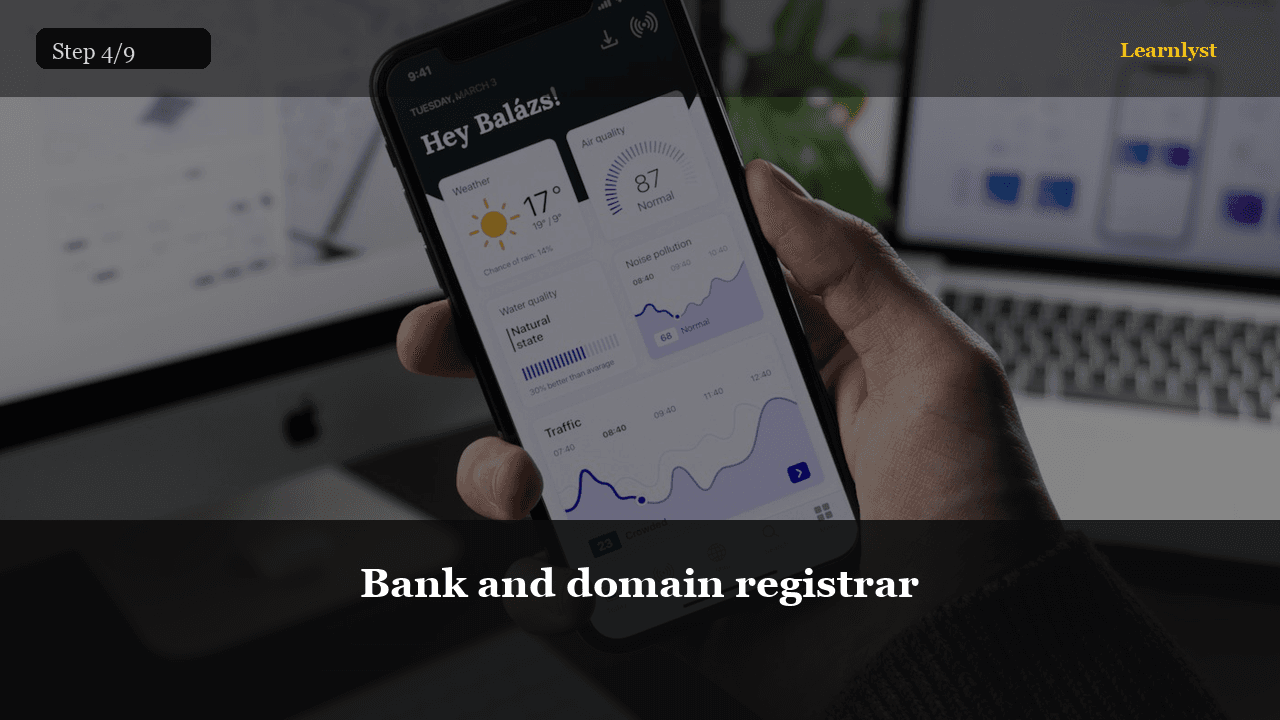 Bank and domain registrar