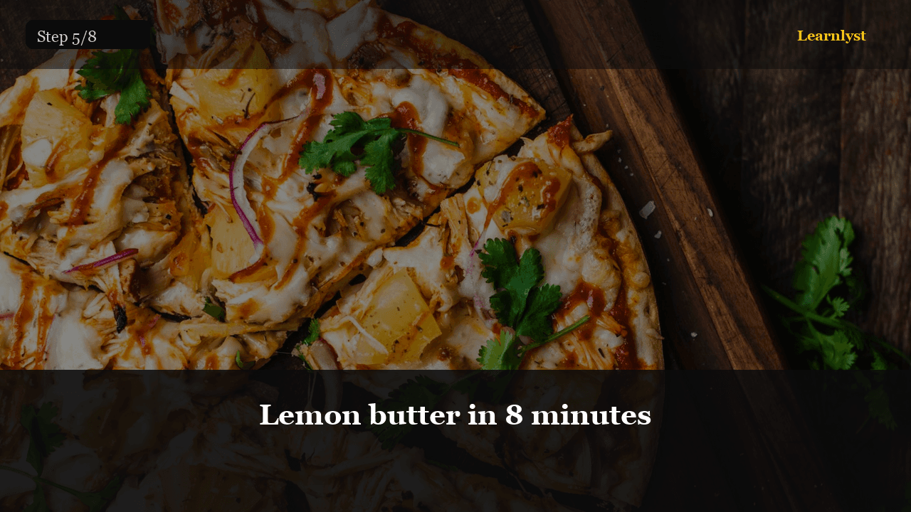 Lemon butter in 8 minutes