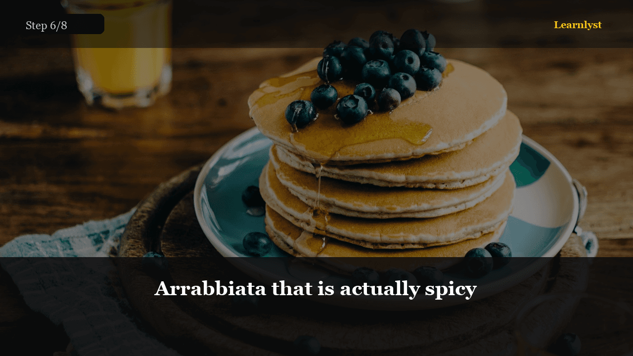Arrabbiata that is actually spicy